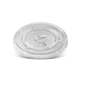 PET flat lid/X slot(fit U cups) 1000pc/ctn - Packware