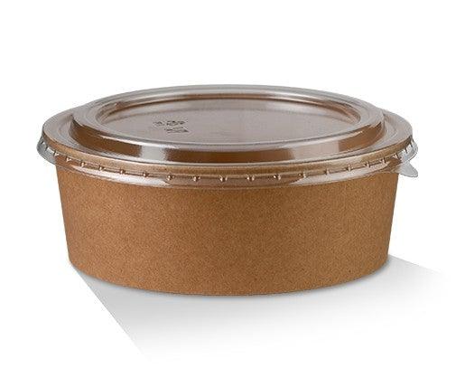 PET Lid For Brown Salad Bowl - Packware