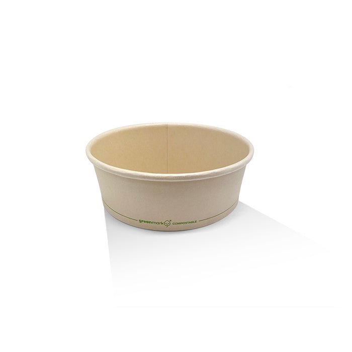 PLA Coated Bamboo Paper Salad Bowl 16oz 300pc/ctn - Packware