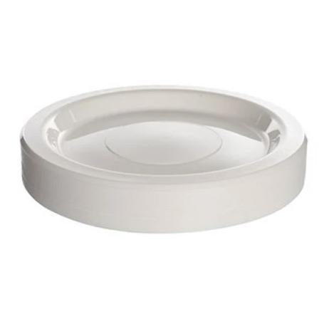 Premium White Dinner Plates - Heavy Duty Reusable Plastic - 10"/260mm - Carton of 500 (50 Plates per Pack) - Packware