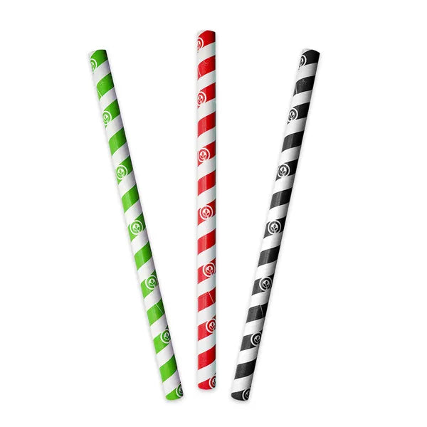 20 Pack - 10mm Mixed Jumbo Straws