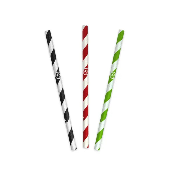 40 Pack (Per Carton 560)- 6mm Mixed Cocktail BioStraws