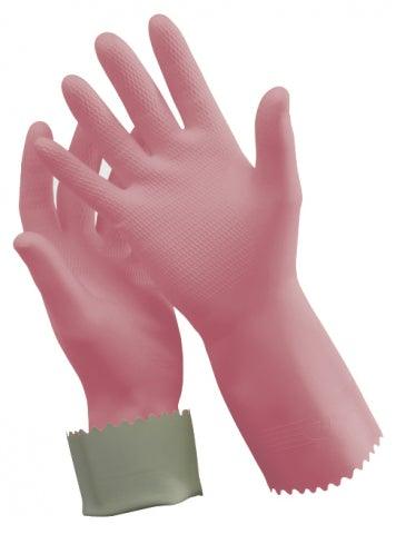 Rubber Dishwashing Gloves Large 8 - 8.5 Pack Of 2 - Packware