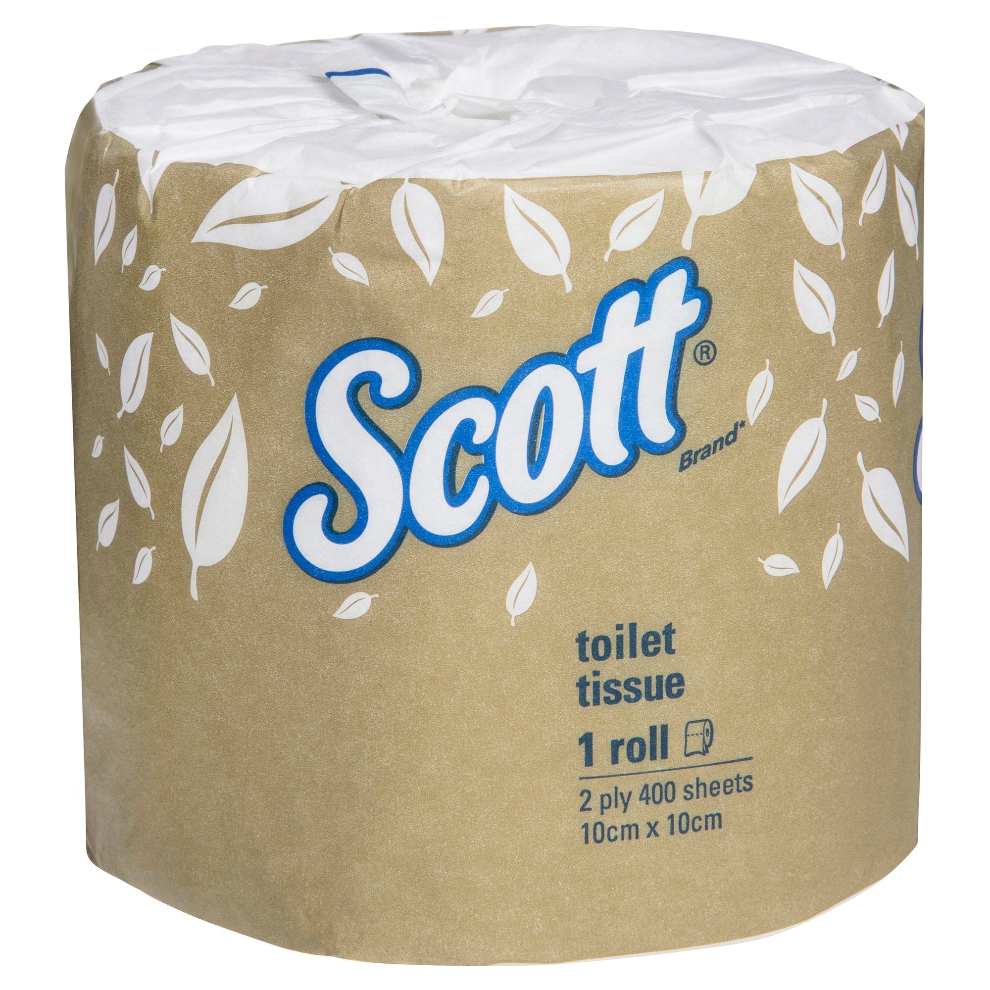 SCOTT® Toilet Tissue (5741), 2 Ply, 48 Rolls / Case, 400 Sheets / Roll (19,200 Sheets) - Packware