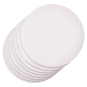 8" Circle Cake Board White