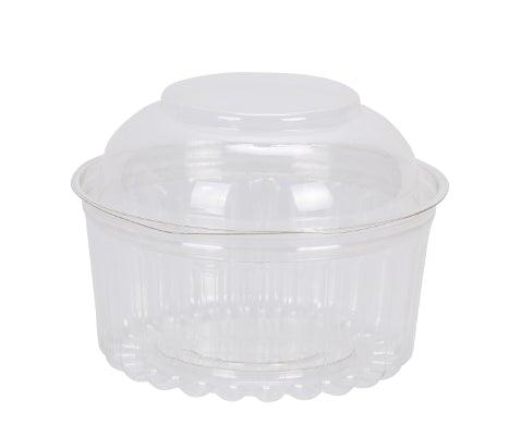 Show Bowl Plastic Containers With Dome Lid Clear 12oz/355ml - Packware