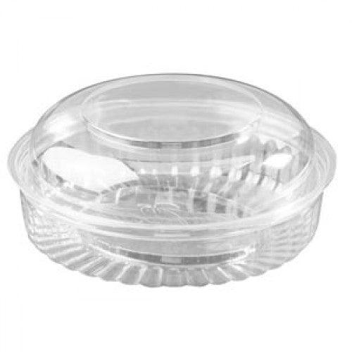 Show Bowl Plastic Containers With Dome Lid Clear 20oz/591ml - Packware