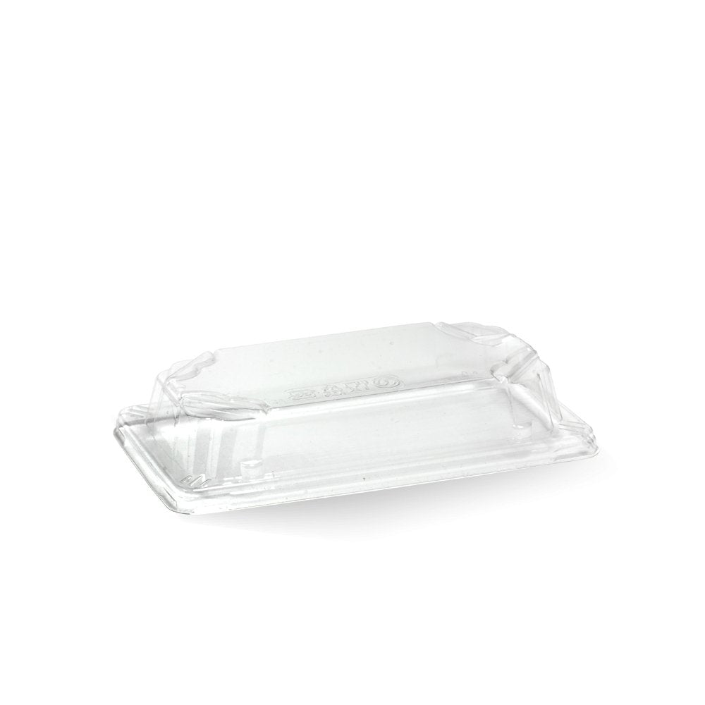 Small BioCane Sushi Tray PLA Lid - Packware