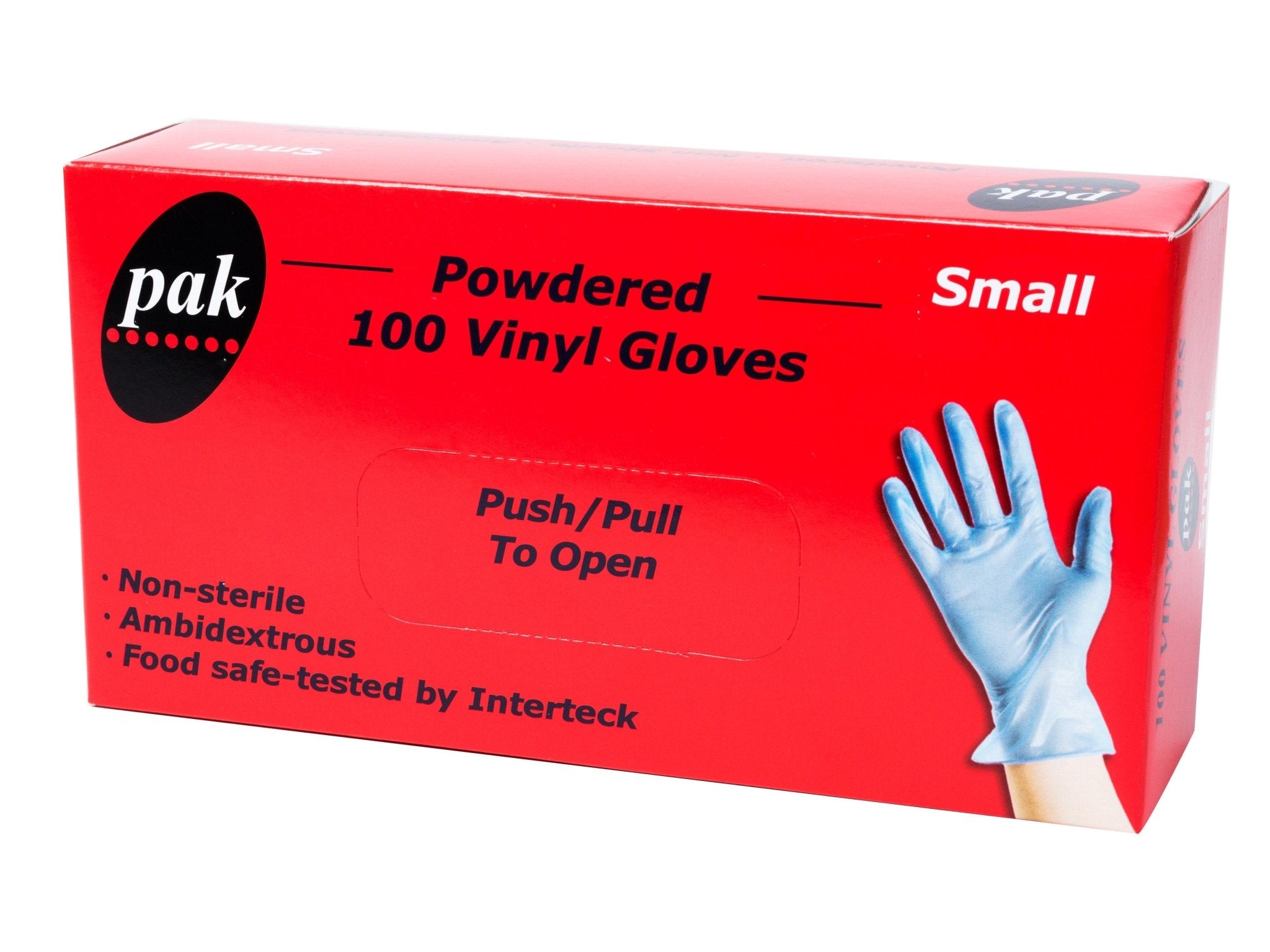 Small Vinyl Gloves Clear Powdered Box Of 1000 - Packware