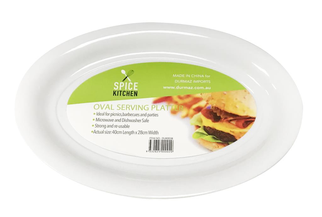 Small White Platter - Packware