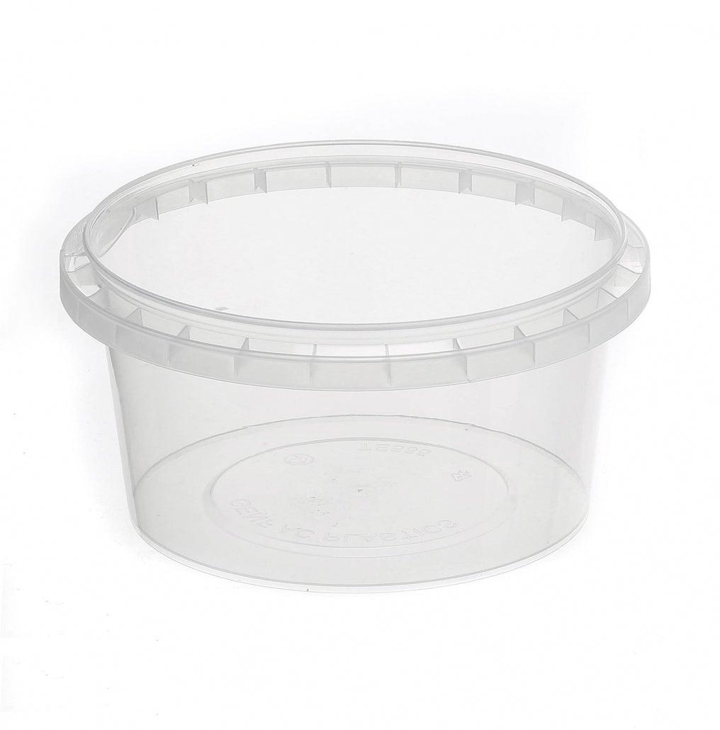 Tamper Evident Food Containers Natural 460ml GENFAC - Packware