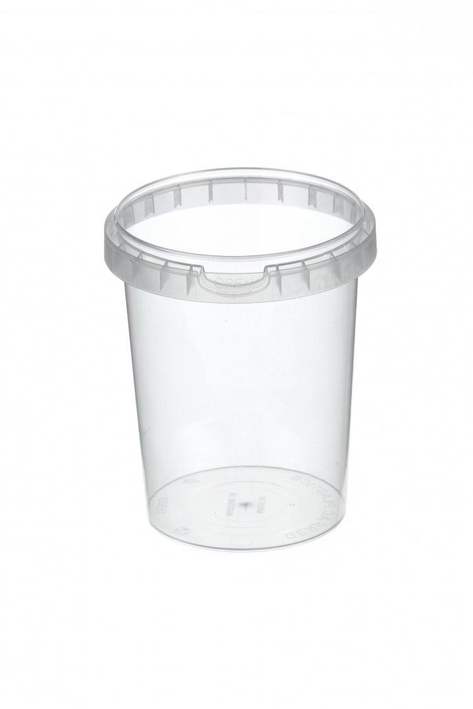 Tamper Evident Food Containers Natural 520ml/95mm GENFAC - Packware