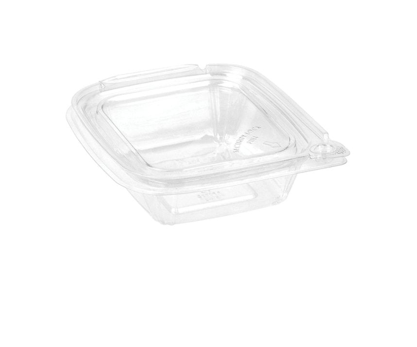 Tamper Evident Takeaway Containers Rectangular 245ml/8oz - Packware