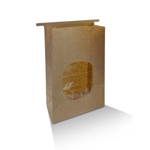 Tin Tie Bag - Large With window 500pc/ctn - Packware