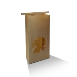 Tin Tie Bag - Medium With window 500pc/ctn - Packware