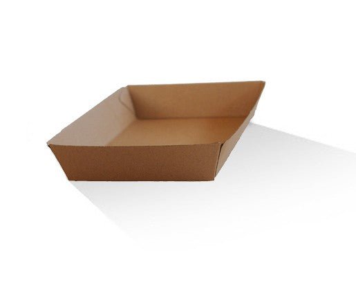 Tray Large/Brown Corrugated Plain/Brown 250pc/ctn - Packware