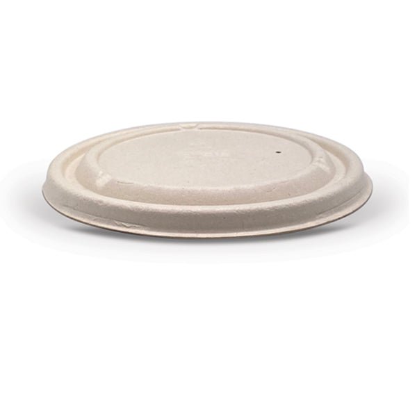Unbleached Sugarcane Lid/Fit UTB2000/2500 200pc/ctn - Packware