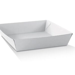 White corrugated tray / large250pc/ctn - Packware