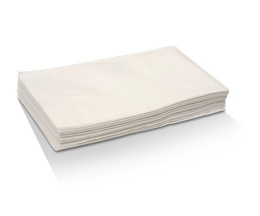 White Napkin 2ply Dinner GT Fold,1000pc/ctn - Packware