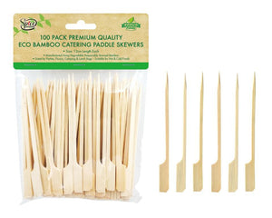 Bamboo Catering Paddle Skewers 12cm - Packware