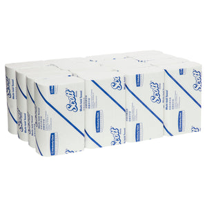 SCOTT® Multifold Hand Towels (13207), Folded White Paper Towels, 16 Packs / Case, 250 Hand Towels / Pack (4,000 Towels)