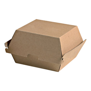 Burger Box/Brown Corrugated Plain/Brown 250pc/ctn