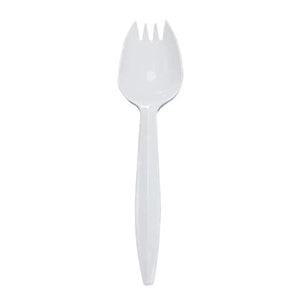 White Plastic Sporks