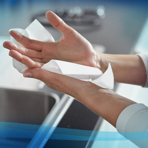 SCOTT® Long Roll Towel (44199), Hand Towel Roll, 8 Rolls / Case, 140m / Rolls (1,120m Total)