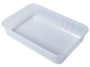 GENFAC Rectangle Containers 500ml "Ribbed" - Packware