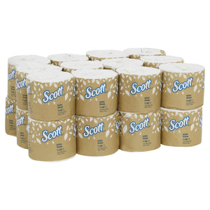 SCOTT® Toilet Tissue (5742), 2-Ply Toilet Roll, White, 24 Rolls / Case, 600 Sheets / Roll (14,400 Sheets)