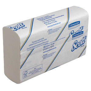 Scott® Slimfold™ Hand Towels 5856 - Folded Paper Hand Towels - 16 Clips x 110 White Paper Towels (1,760 Total)