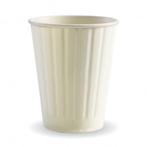 390ml / 12oz (90mm) White Double Wall BioCup