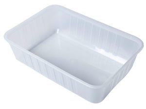 750ml GENFAC Rectangle Containers "Ribbed" - Packware