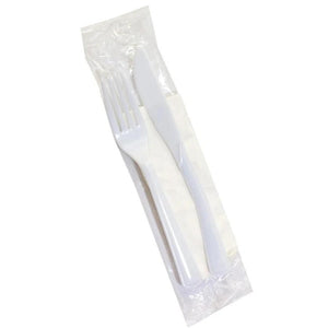Packaged Napkin Fork And Knife
