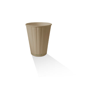 8oz Aqueous Coated Bamboo Embossed  DW Cup 1000pc/ctn