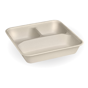 3-Compartment Large Natural Takeaway Base