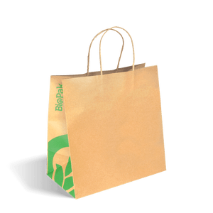Large Twist Handle (300x305x170mm) Kraft Paper Bags