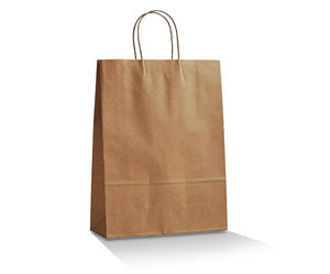 Brown Kraft Bag- Medium Plus 250pc/ctn