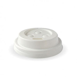 63mm PS sipper lid - fits 63mm cups - white