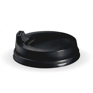 80mm PS small sipper lid - fits all 80mm cups - black