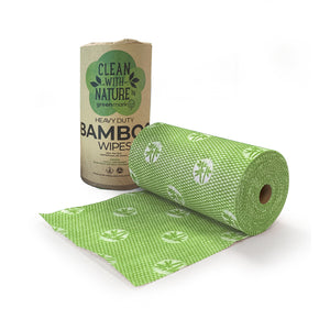Heavy Duty Bamboo Wipes Green 6 rolls/ctn