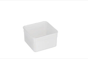 Food Storage Container With Lid-White-2.5 Litre-100 Pieces - Packware