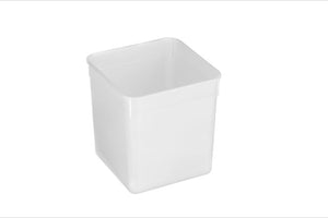 Food Storage Container With Lid-White-4.5L