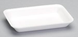 White Foam Trays 8"x7" Deep - Packware