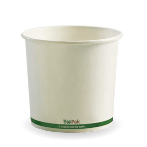 Paper Bowl-White-24oz/710ml-BioPak - Packware