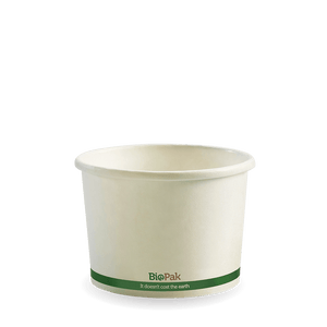 Paper Bowl-White-8oz/236ml- BioPak - Packware