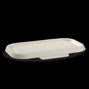 750 & 1000ml Biocane White Lid - Packware