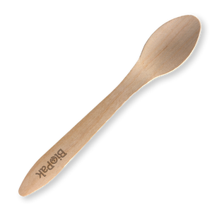 19cm Coated Wood Spoon