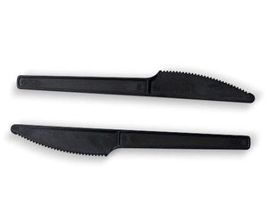 BLACK Plastic  Knifes - Packware
