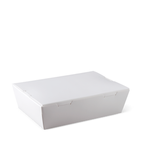 Lunch Box Takeout Box Small White
